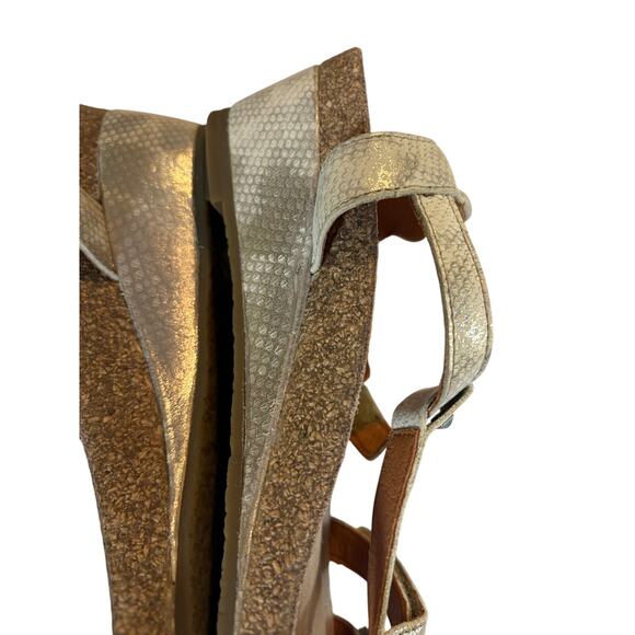 Taos Wanderer Size EU 41 US 10 - 10.5 Around the Ankle Wedge Sandal - Picture 6 of 8